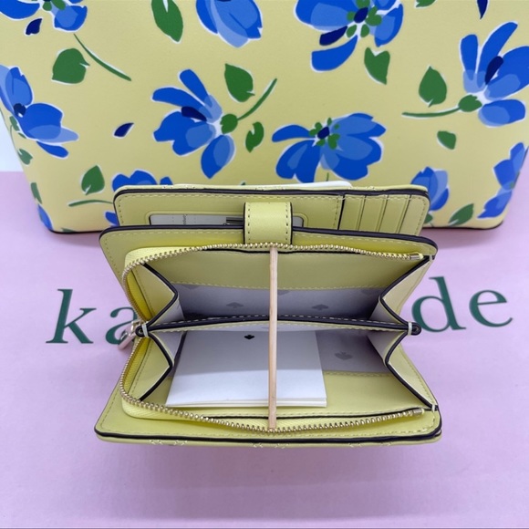 Kate Spade Jana Tea Garden Tote & Bifold Wallet - Picture 12 of 13